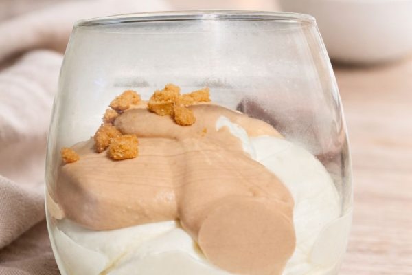 Crema de queso con chocolate